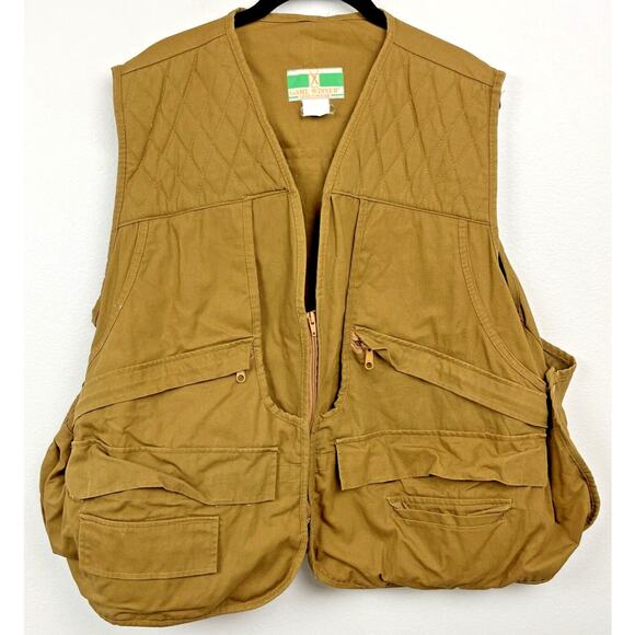 Game Winner Other - Vintage Game Winner Sportswear Brown Hunting Shotgun Shooting Vest Men’s Size L